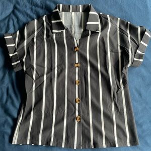 Shein Baseball Tee Blouse